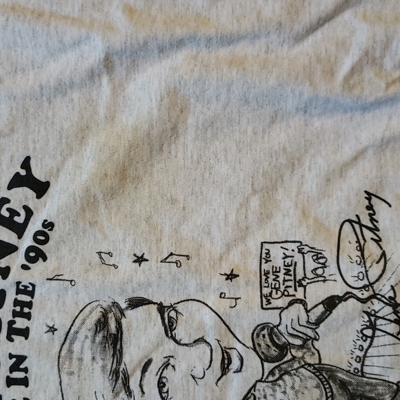 Vintage Gene Pitney world tour 1997 tee size XL - Picture 3 of 5